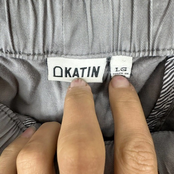 Katin Mens Tie Dye Patio Short Size L Gray Casual Athletic - Picture 3 of 9